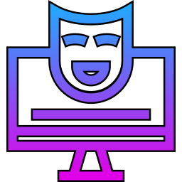 Cyber attack icon