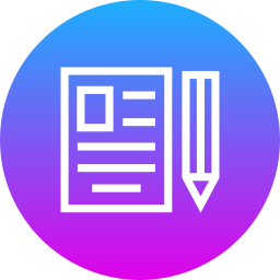 Pen and paper icon