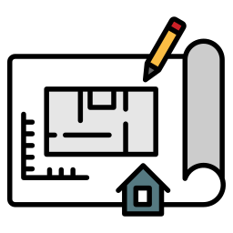 plan de la maison Icône