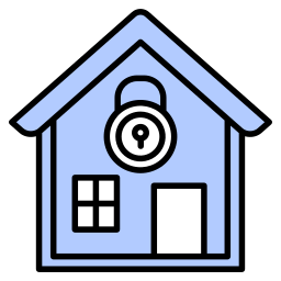 Locked house icon