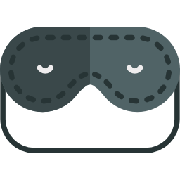 máscara para dormir icono