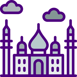 taj mahal icon