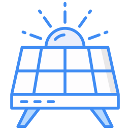 paneles solares icono