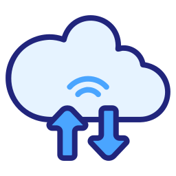 backup su cloud icona