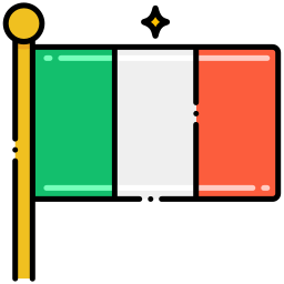 italiaanse vlag icoon