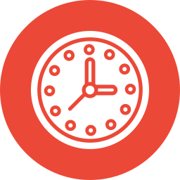 Time clock icon