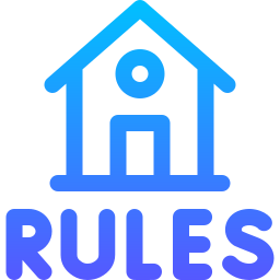 reglas de casa icono