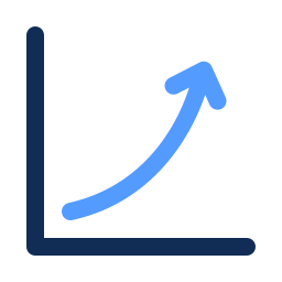 Line chart icon