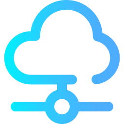 Cloud network icon