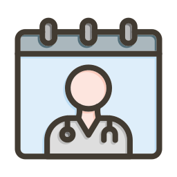 Doctor visit icon