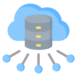 base de données en nuage Icône