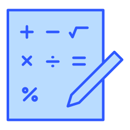 mathématiques Icône