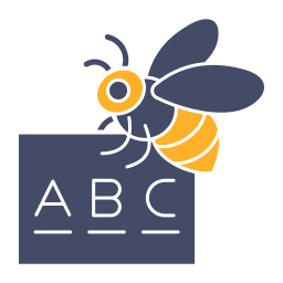 Spelling bee icon