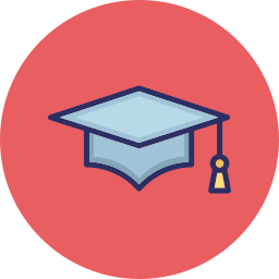 Degree cap icon