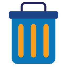 Trash bin icon