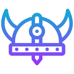 Viking helmet icon