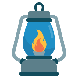 lámpara de fuego icono