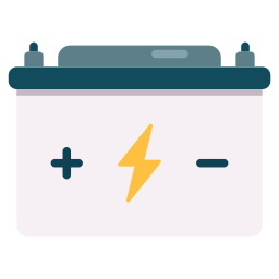 bateria solar icono