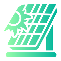 Solar battery icon