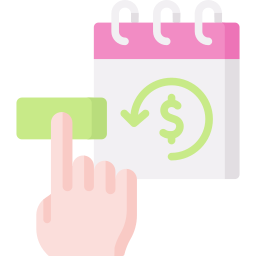 Subscription business model icon