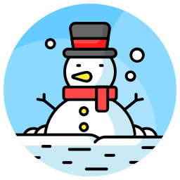 bonhomme de neige Icône