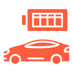 Electric car icon