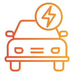 Electric car icon