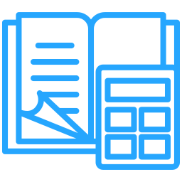 Accounting book icon