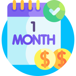 Monthly subscription icon