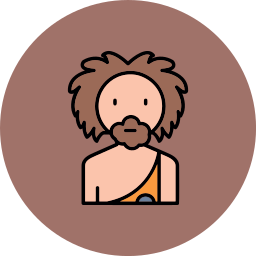 Prehistoric man icon