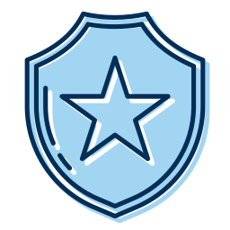insignia de escudo icono