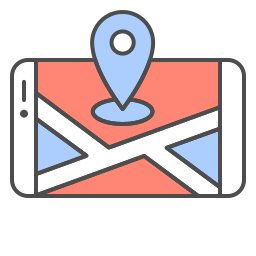 carte mobile Icône