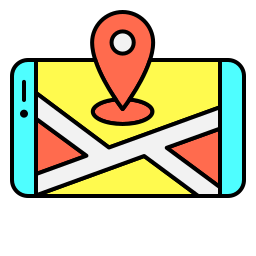 Mobile map icon