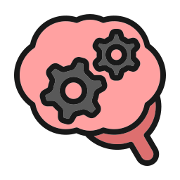 hersenen proces icoon