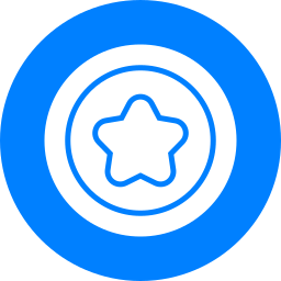 distintivo stella icona