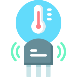 sensor de temperatura Ícone