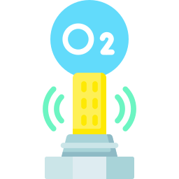 zuurstof sensor icoon