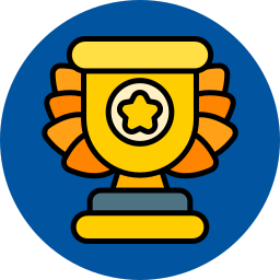 Trophy medal icon