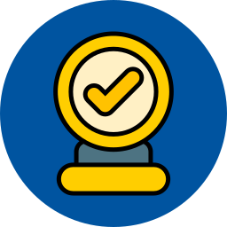 Trophy medal icon