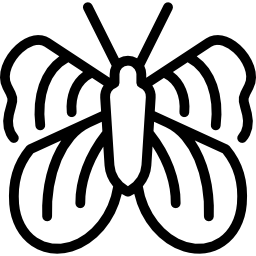 Нарисованная бабочка иконка