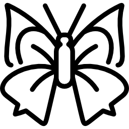 tawny rajah motyl ikona