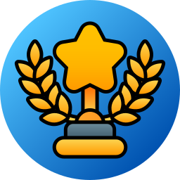 Трофейная звезда иконка