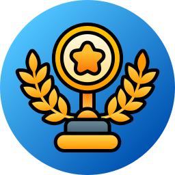 Trophy medal icon