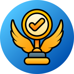 Trophy medal icon