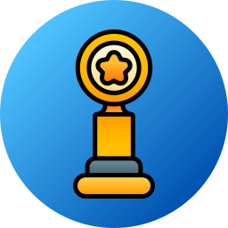 Trophy medal icon