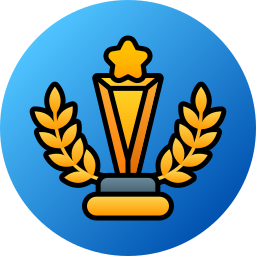 estrella del trofeo icono