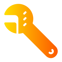 verstelbare sleutel icoon