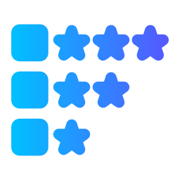 classement des étoiles Icône