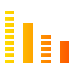 diagramme à bandes Icône