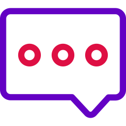 Chat bubble icon